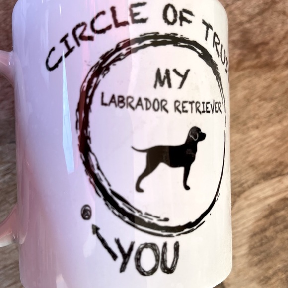 🐕‍🦺 LABRADOR 🐕‍🦺 CIRCLE OF TRUST MUG Loyal Dog and Owner NEW CONDITION🐕‍🦺 - Picture 2 of 6